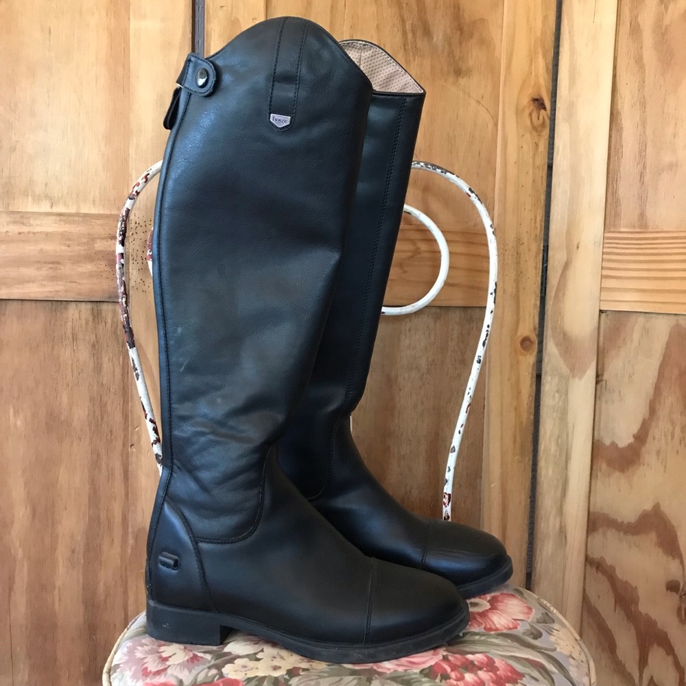 Horze Black Tall Riding Boots